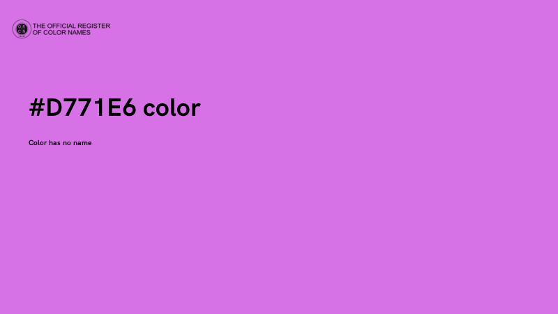 #D771E6 color image