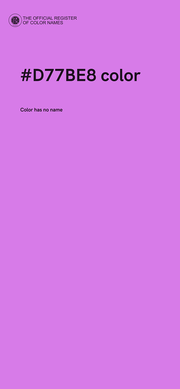 #D77BE8 color image