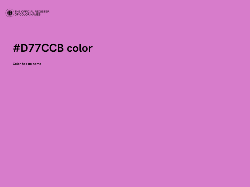 #D77CCB color image