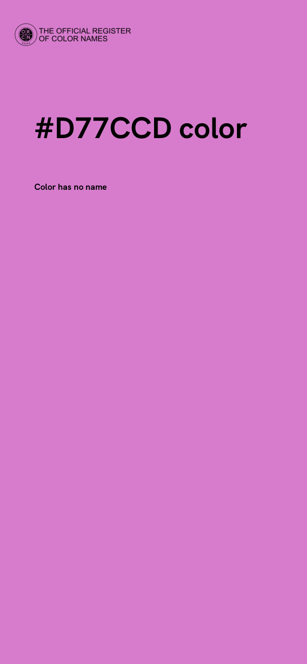 #D77CCD color image