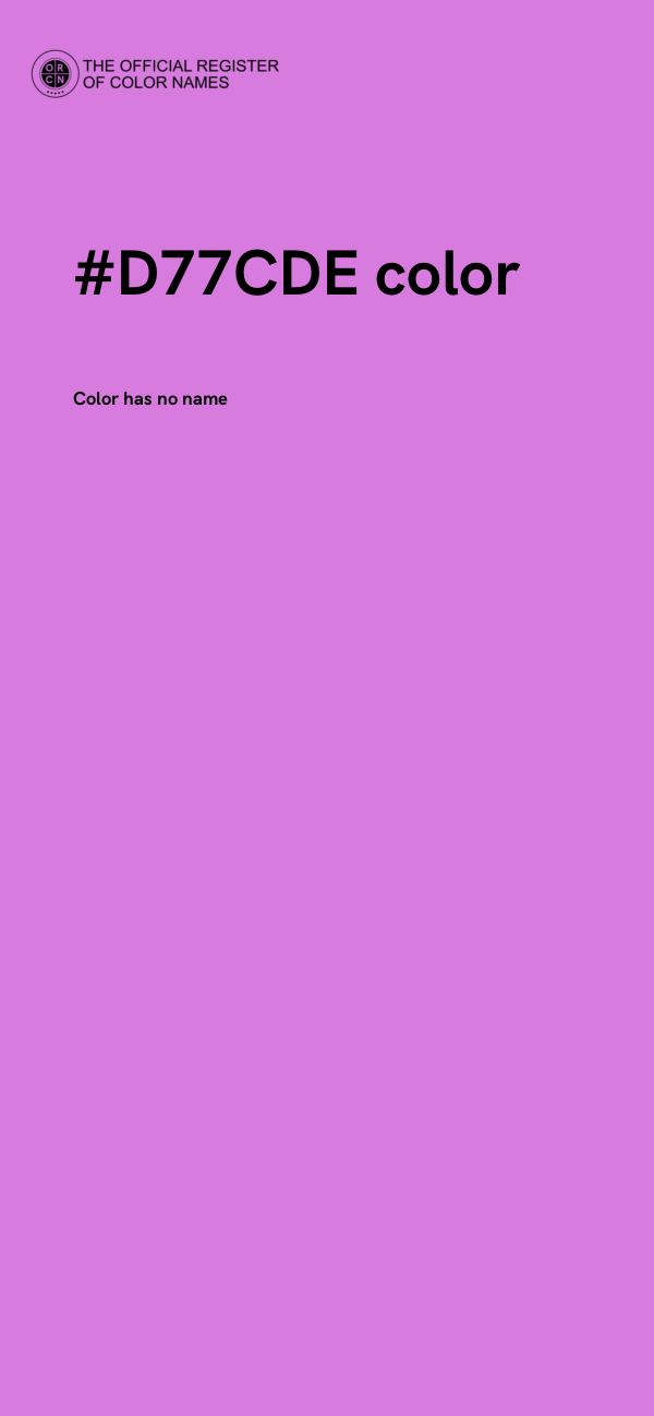 #D77CDE color image