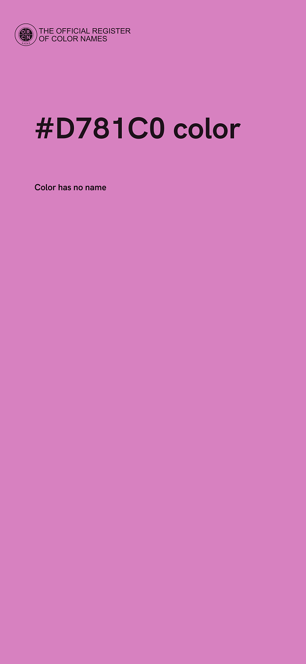 #D781C0 color image