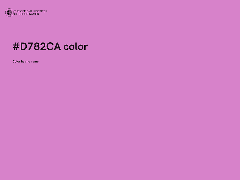 #D782CA color image