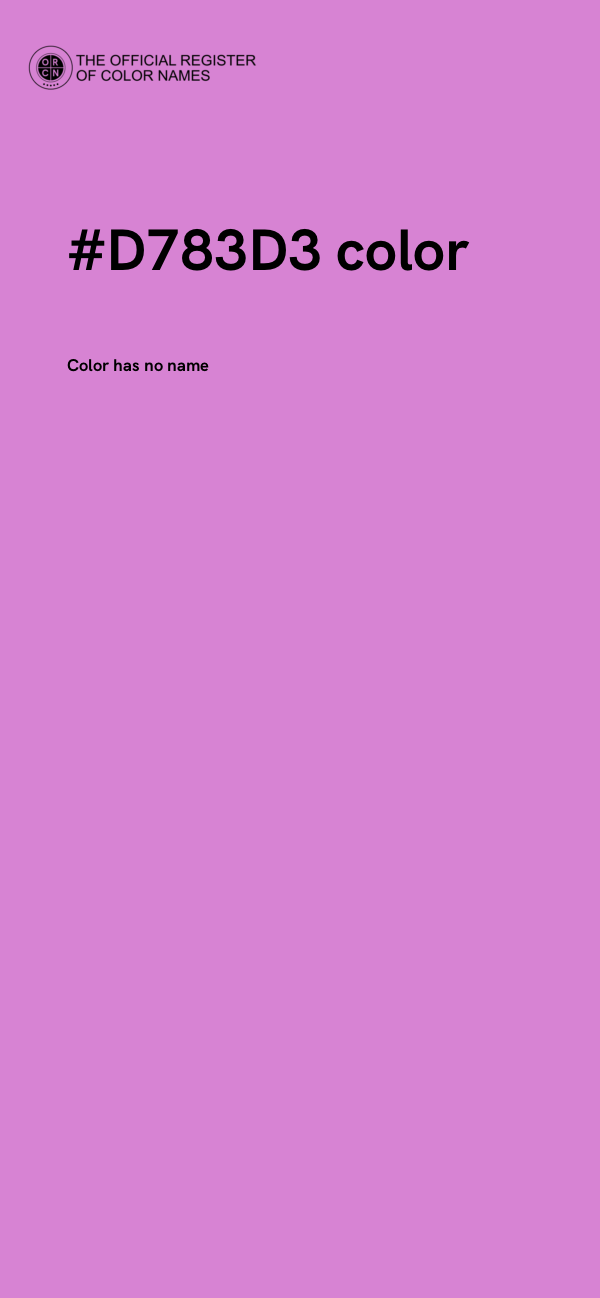 #D783D3 color image