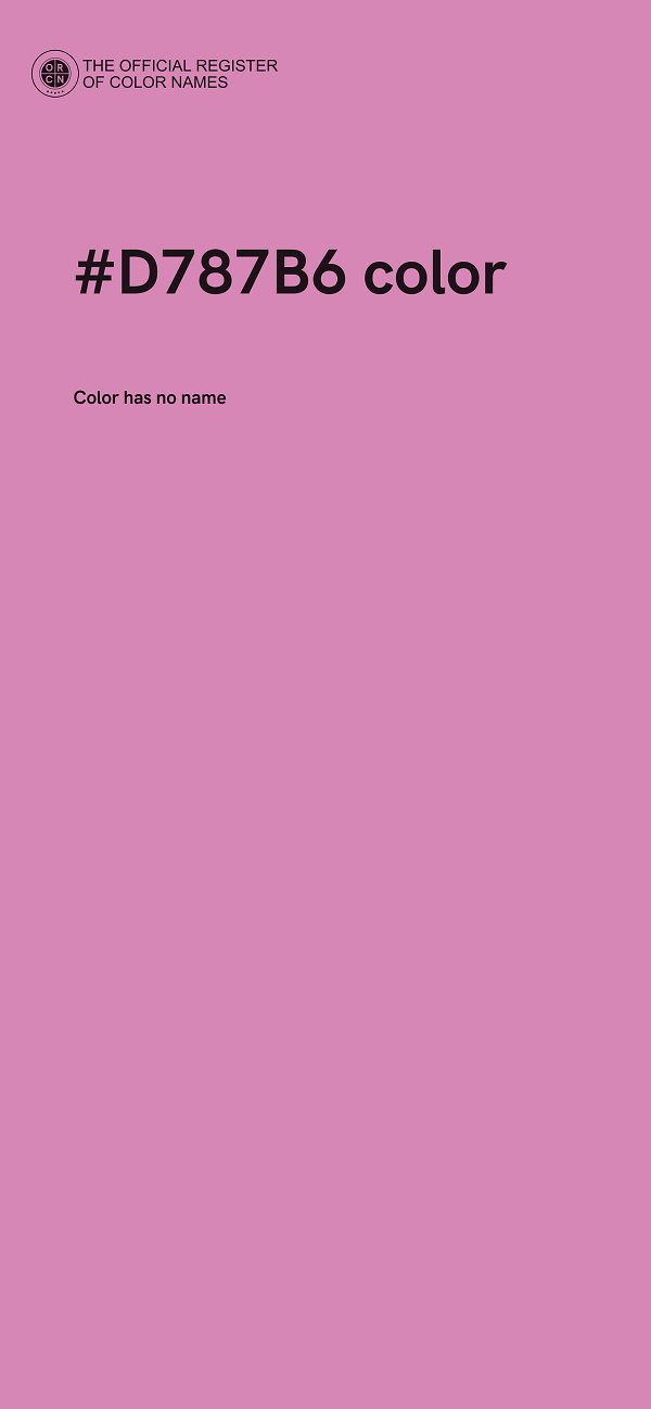 #D787B6 color image