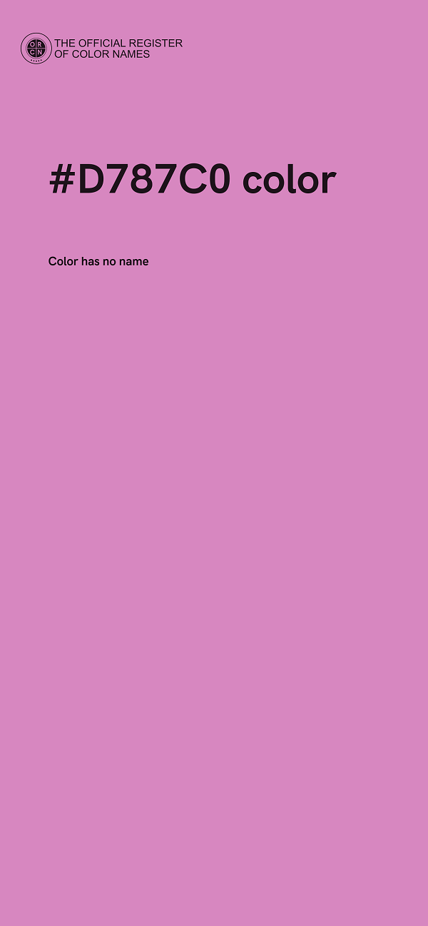 #D787C0 color image