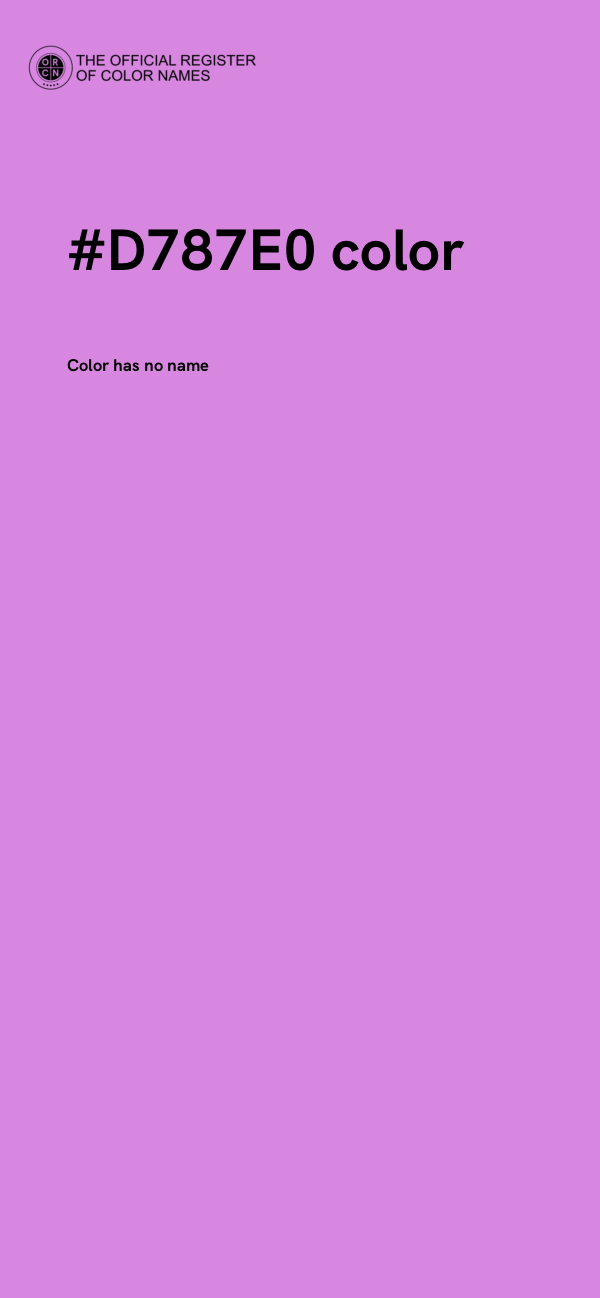 #D787E0 color image