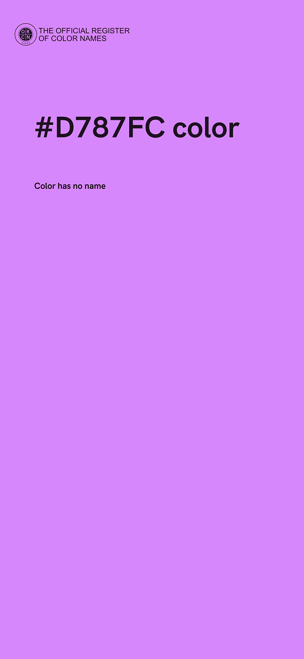 #D787FC color image