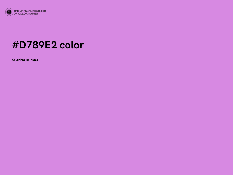 #D789E2 color image