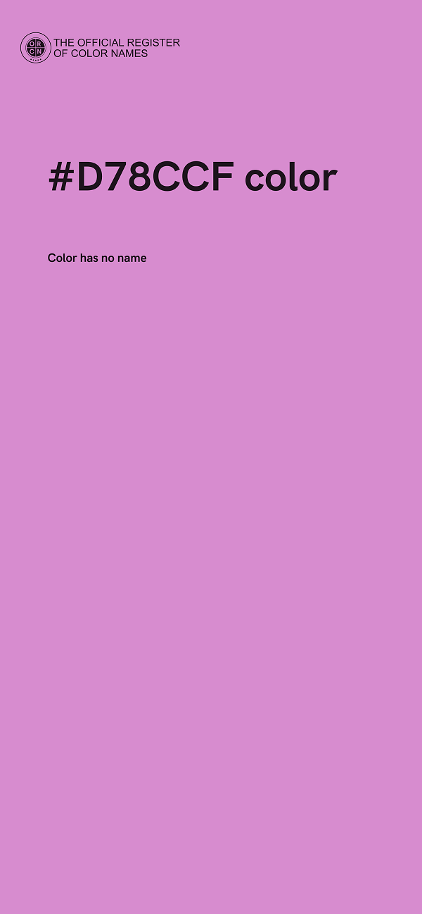 #D78CCF color image