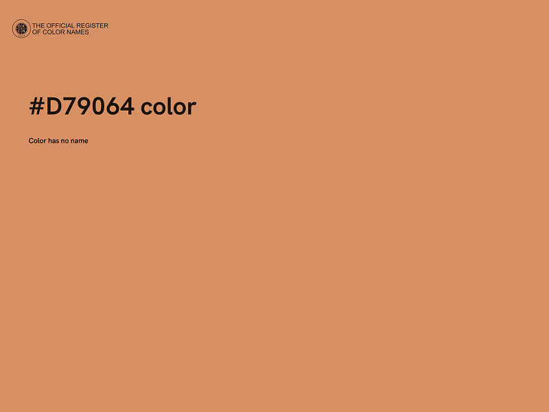 #D79064 color image