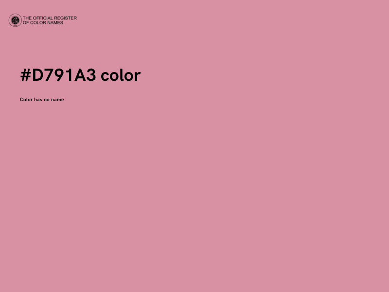 #D791A3 color image