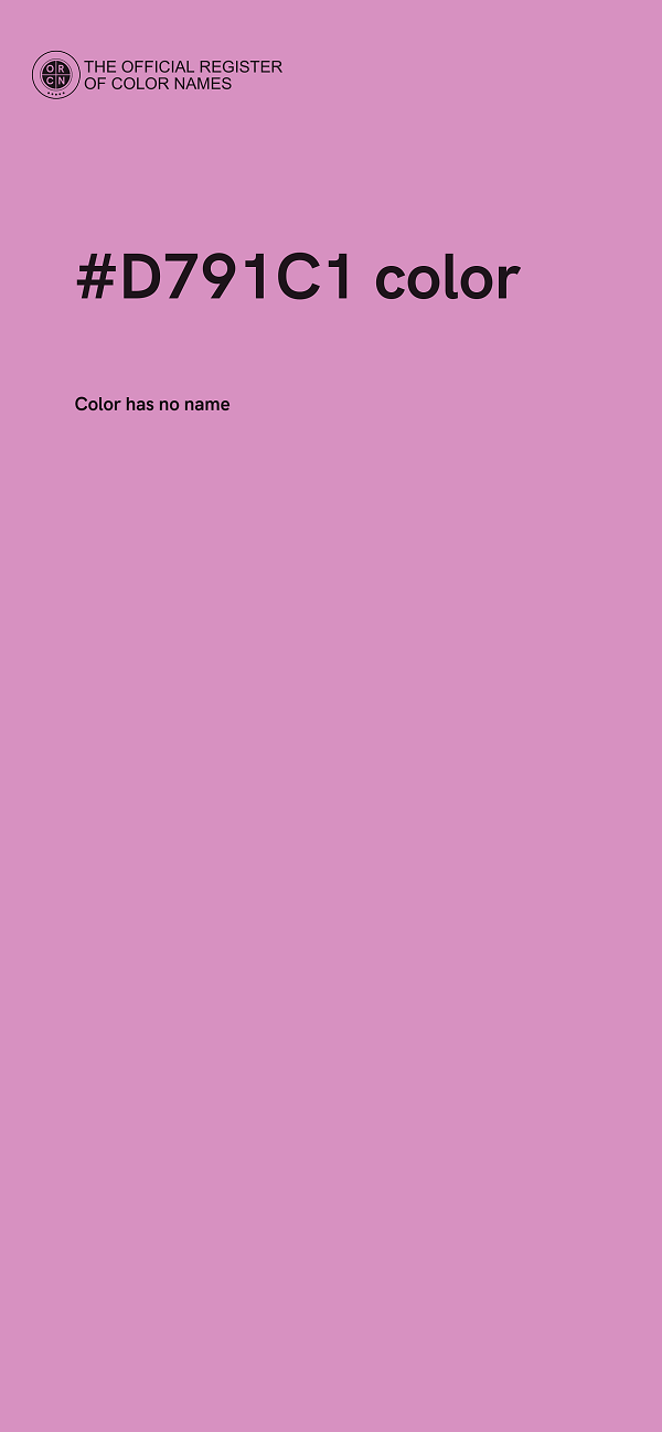 #D791C1 color image