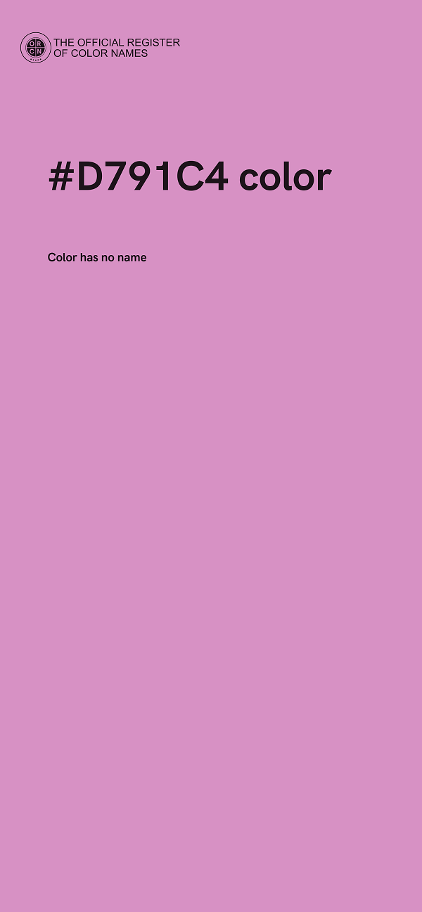 #D791C4 color image