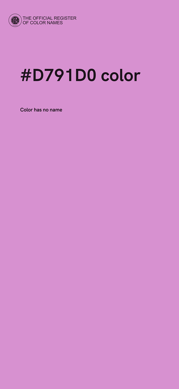 #D791D0 color image
