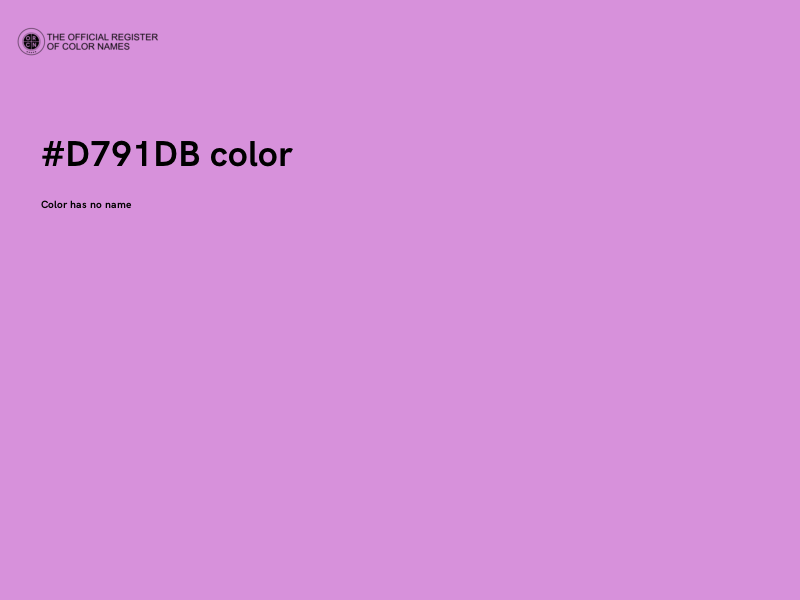 #D791DB color image