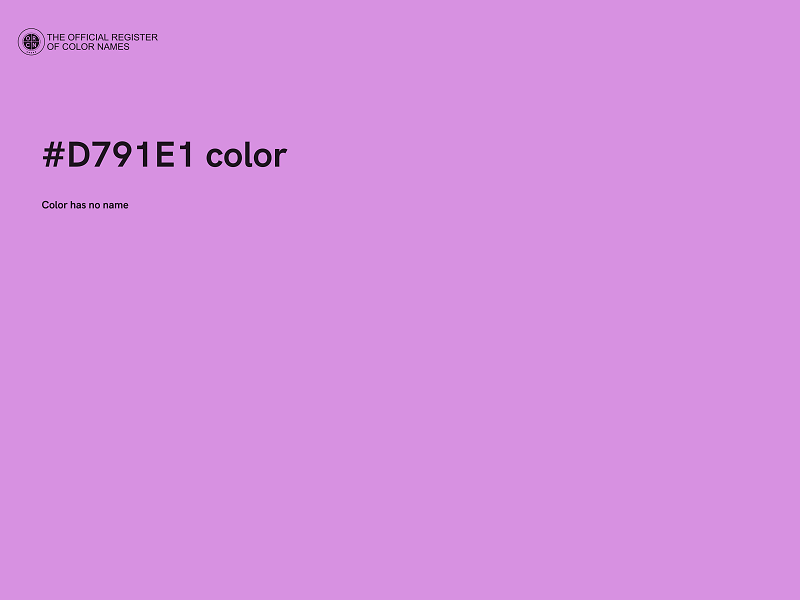 #D791E1 color image