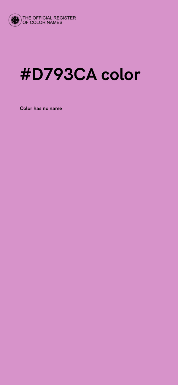 #D793CA color image