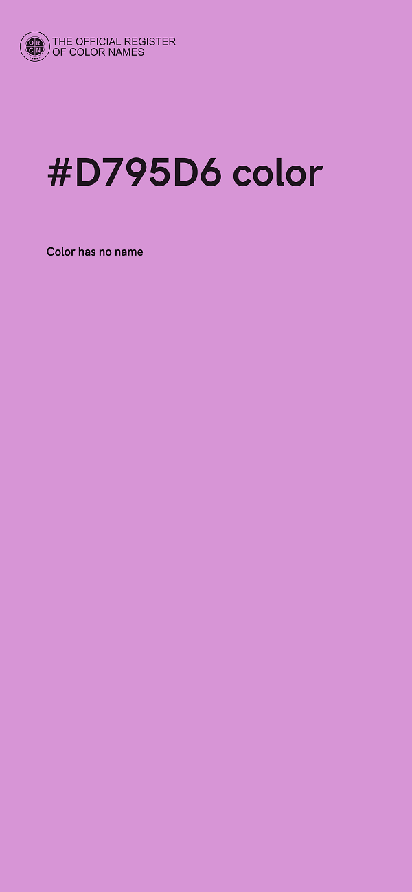 #D795D6 color image