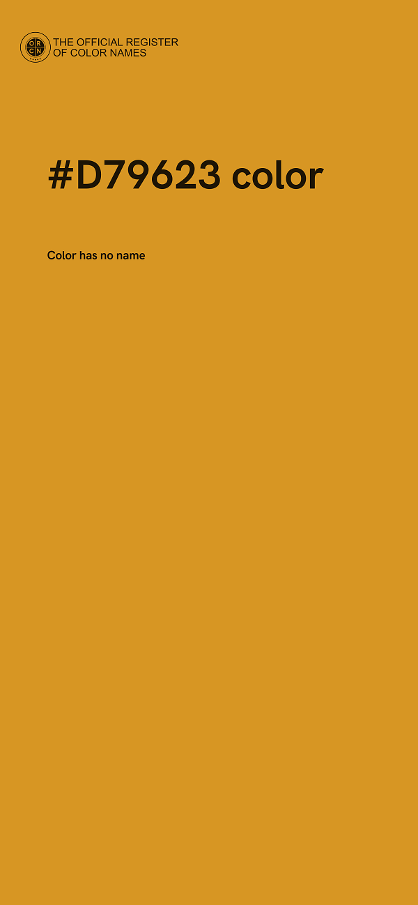 #D79623 color image