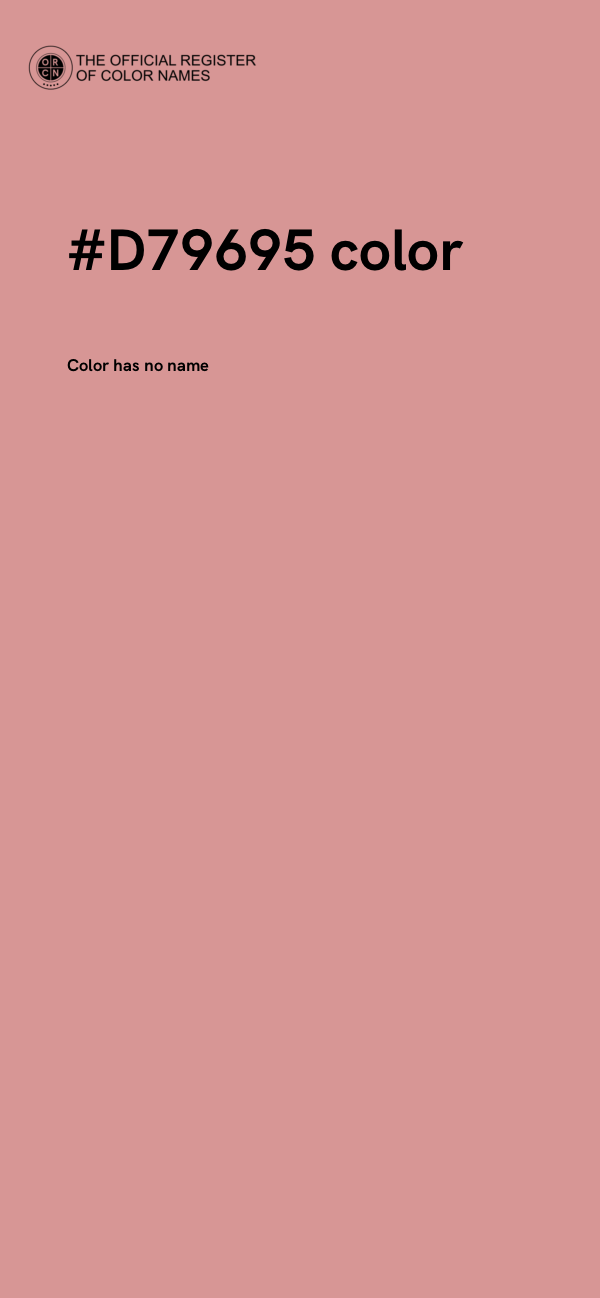 #D79695 color image