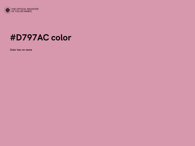 #D797AC color image