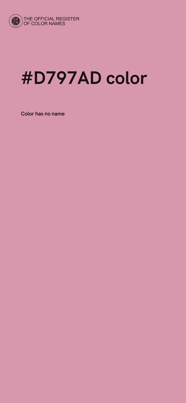 #D797AD color image
