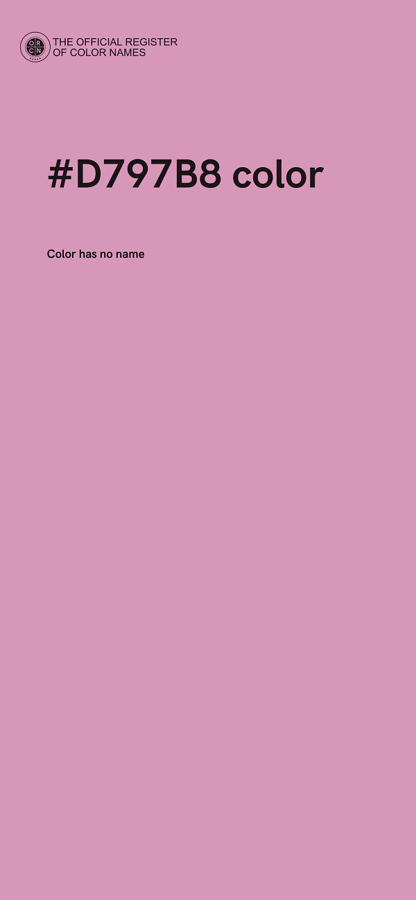#D797B8 color image