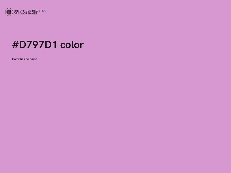 #D797D1 color image