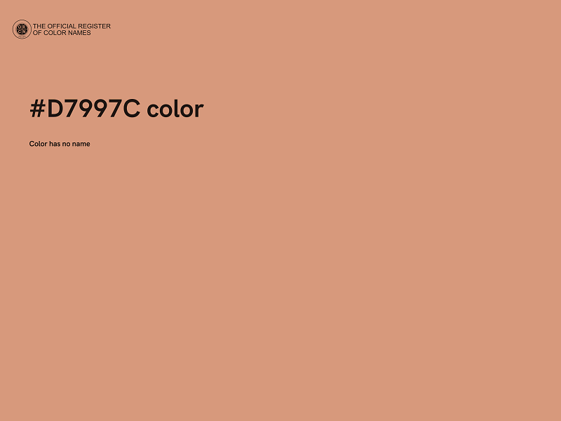 #D7997C color image