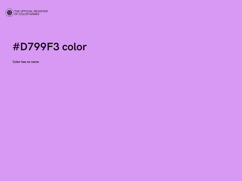 #D799F3 color image