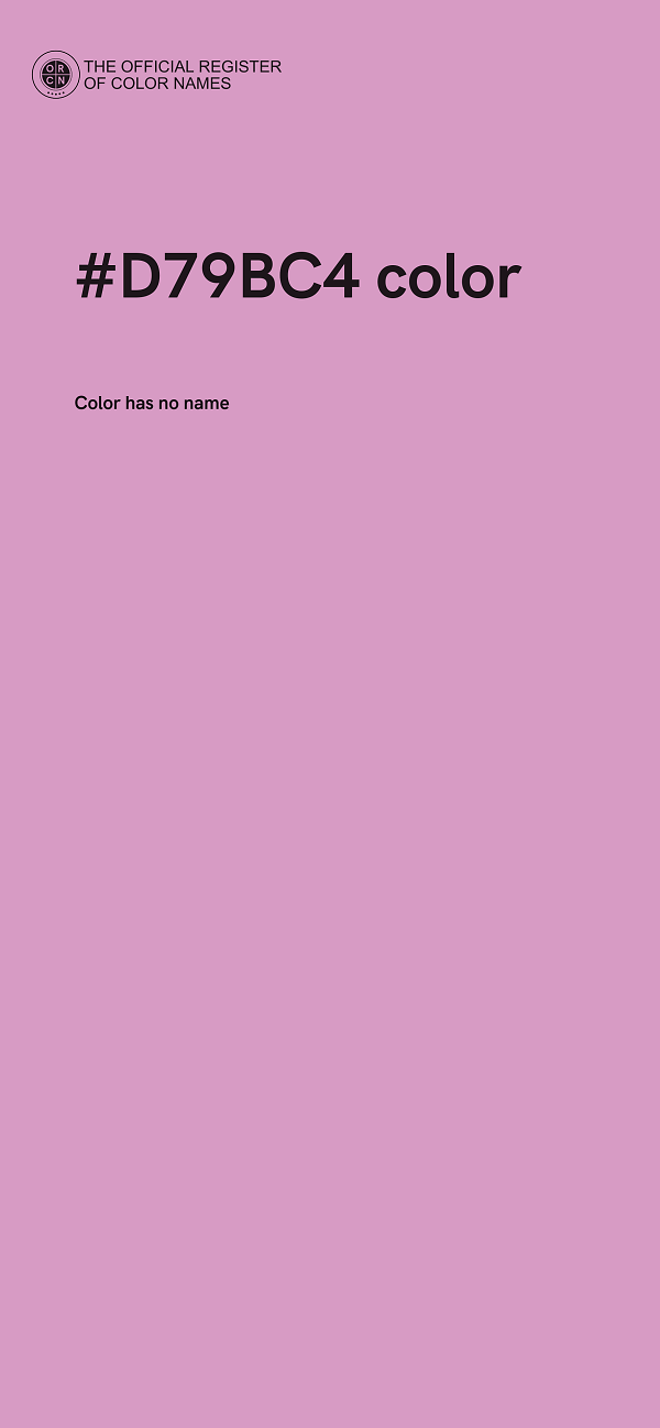#D79BC4 color image