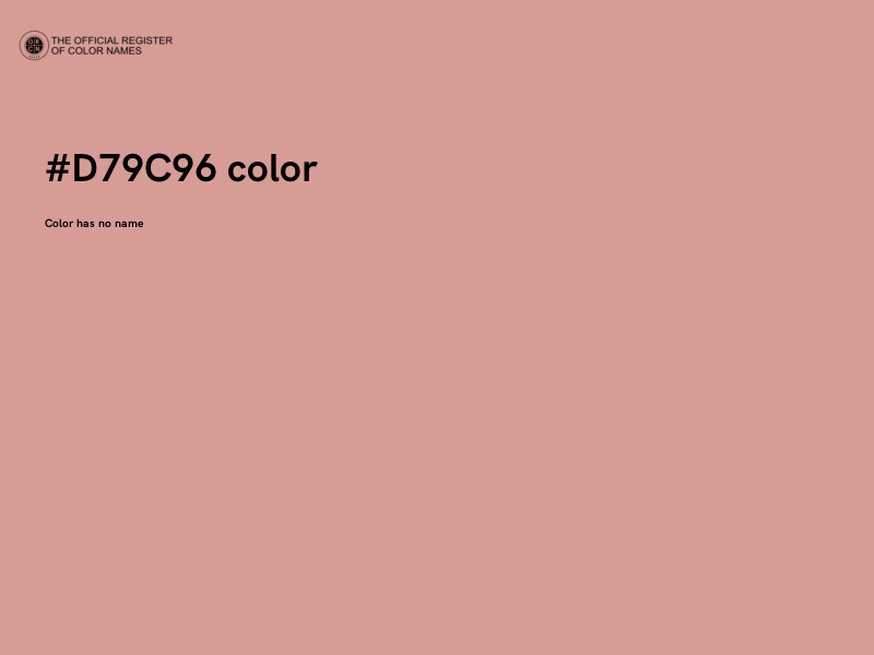 #D79C96 color image