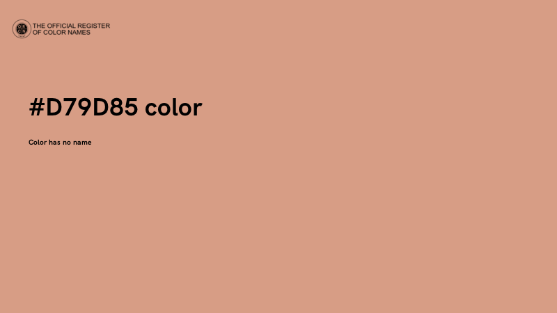 #D79D85 color image
