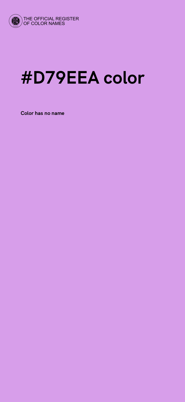 #D79EEA color image