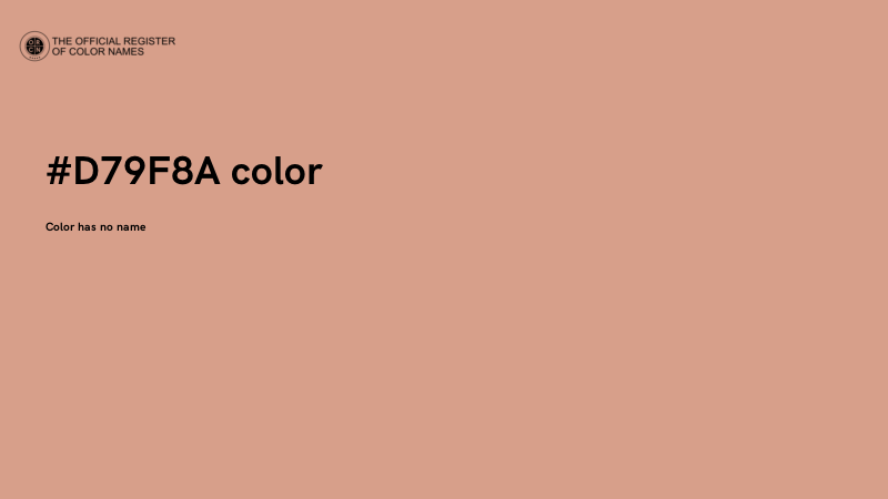 #D79F8A color image