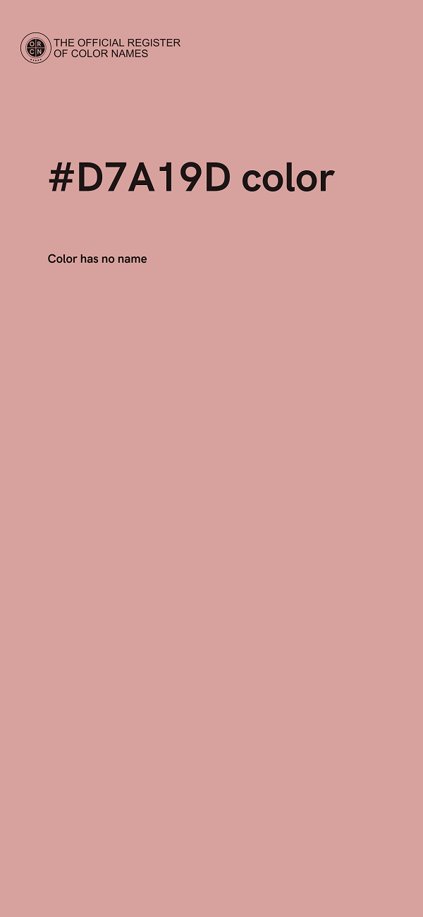#D7A19D color image