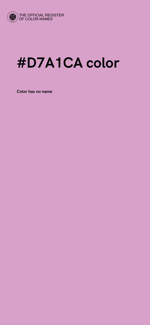 #D7A1CA color image