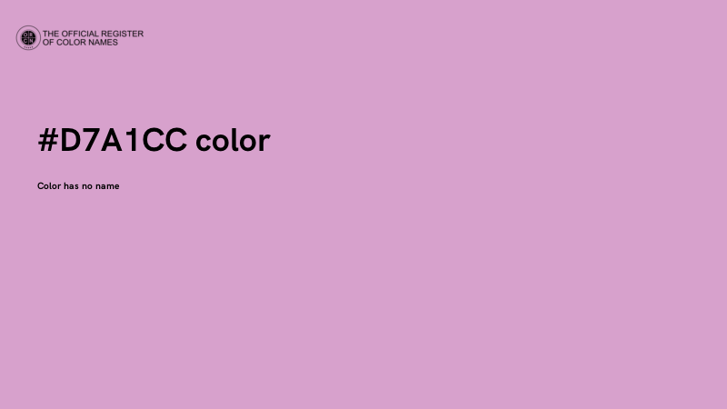 #D7A1CC color image