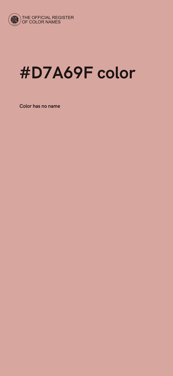 #D7A69F color image