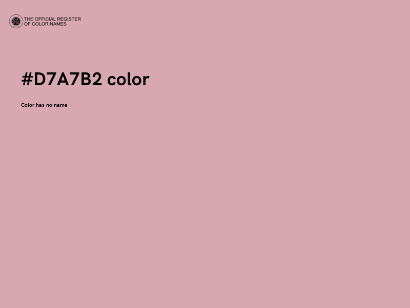 #D7A7B2 color image