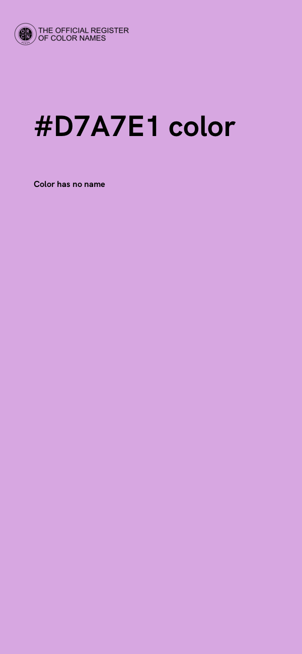 #D7A7E1 color image