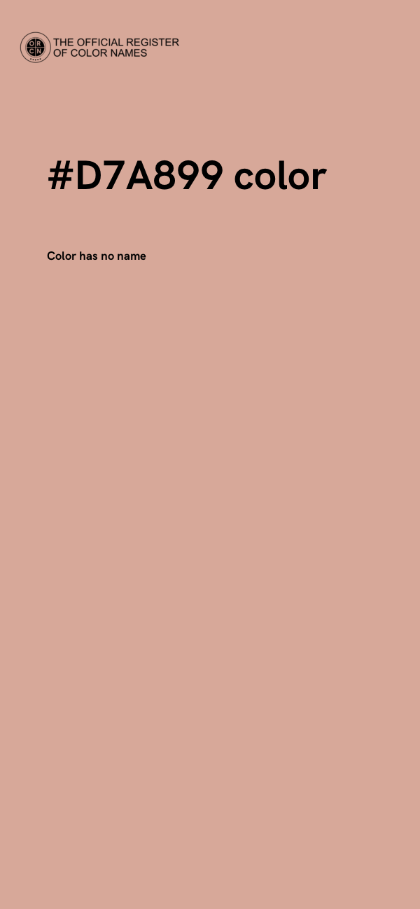 #D7A899 color image