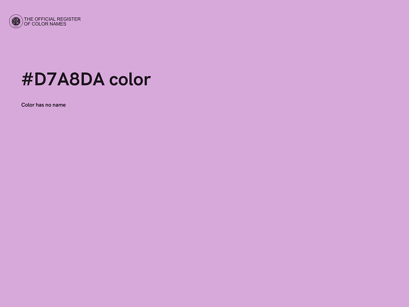 #D7A8DA color image