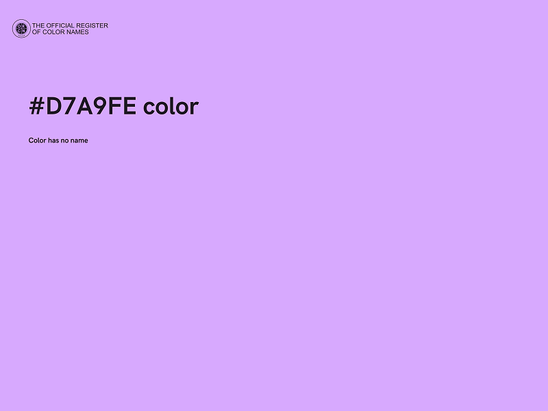 #D7A9FE color image