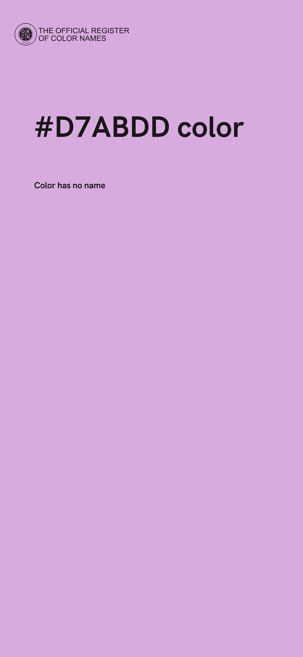 #D7ABDD color image