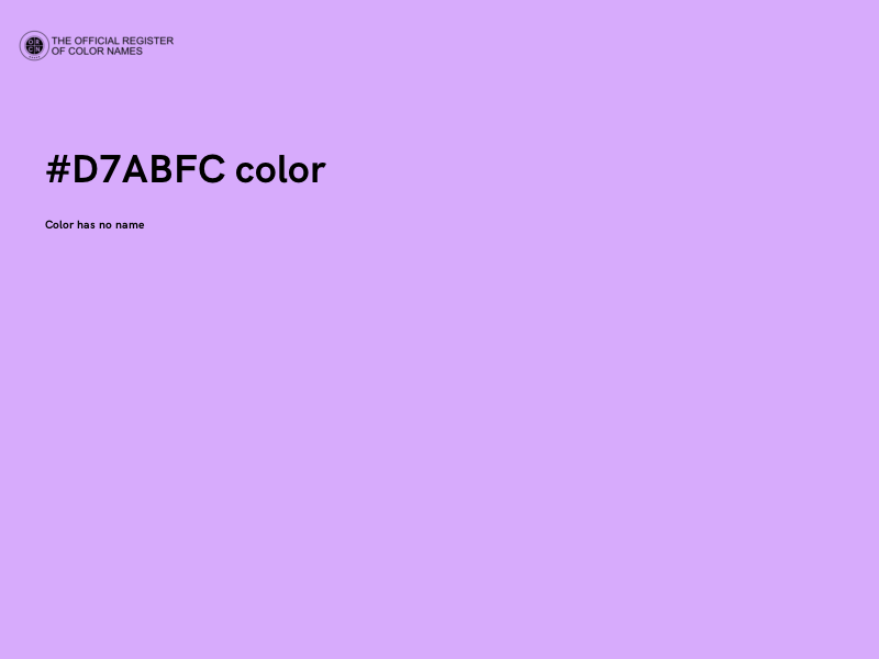 #D7ABFC color image