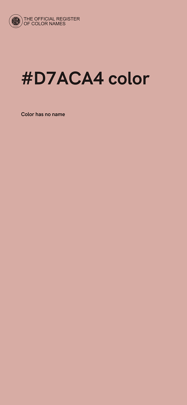 #D7ACA4 color image