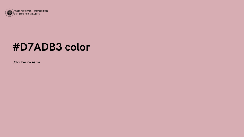 #D7ADB3 color image