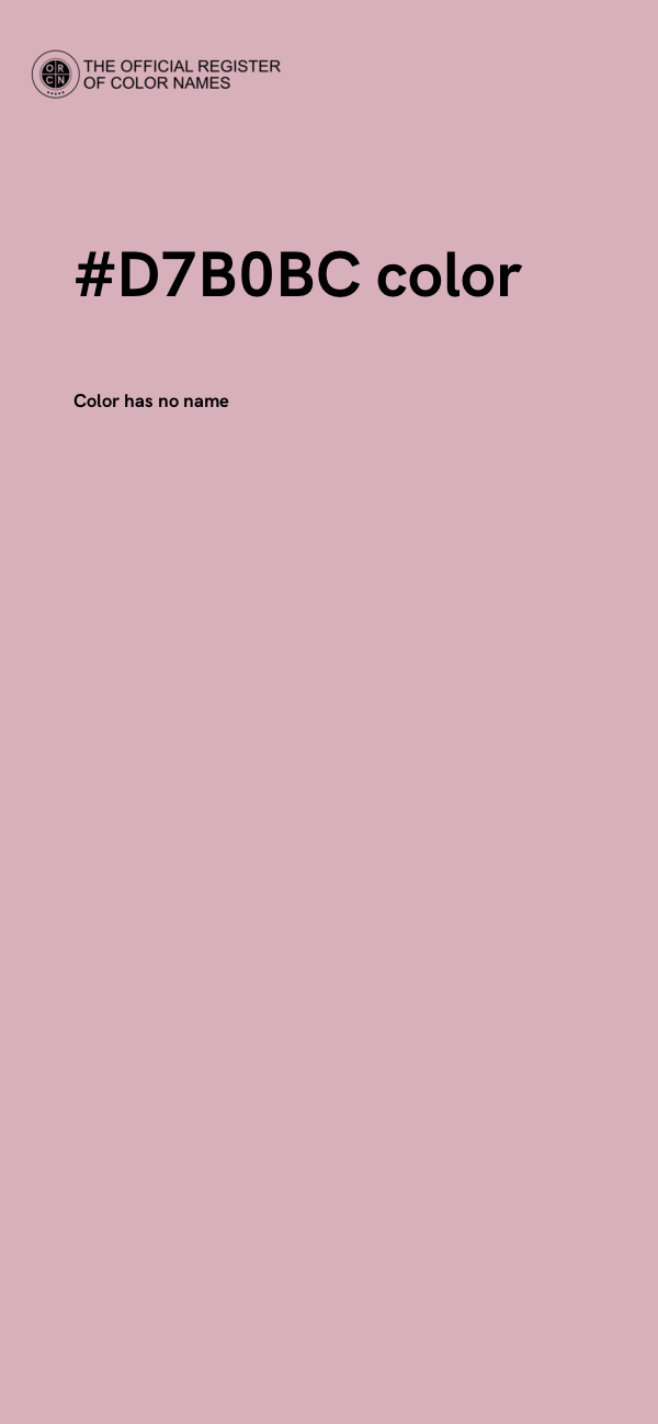 #D7B0BC color image